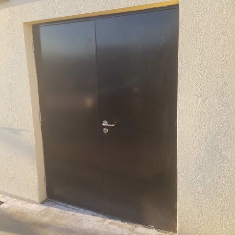Steel door