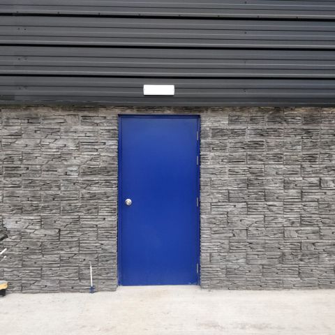 Steel door
