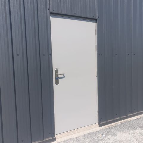 Steel door