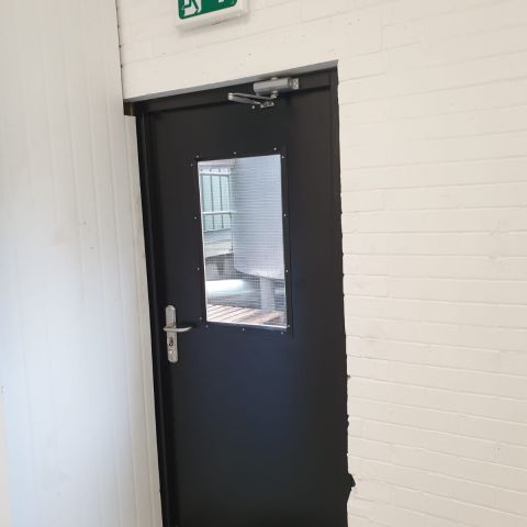 Steel door
