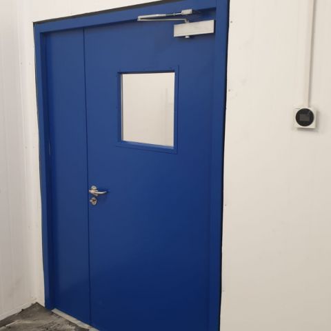 Steel door