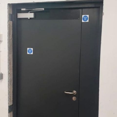 Steel door