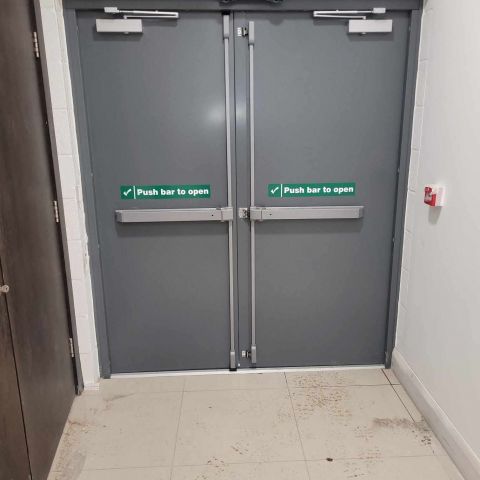 Steel door