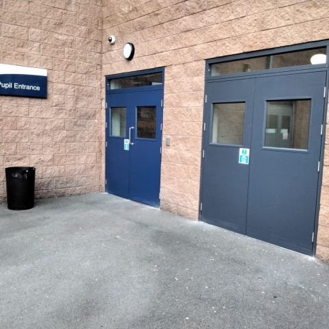 Steel door