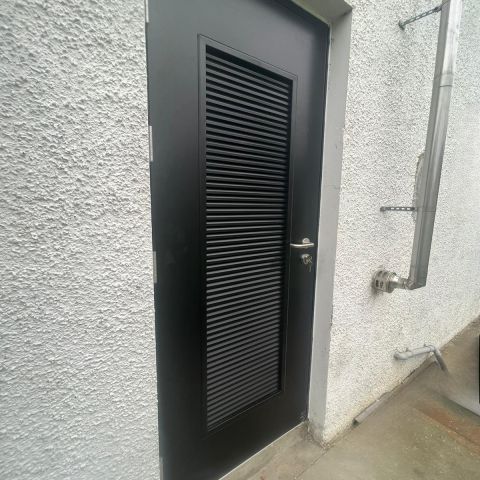 Steel door