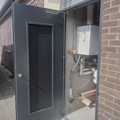 Steel door