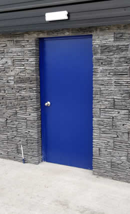 Steel doors