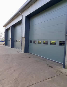Sectional roller doors